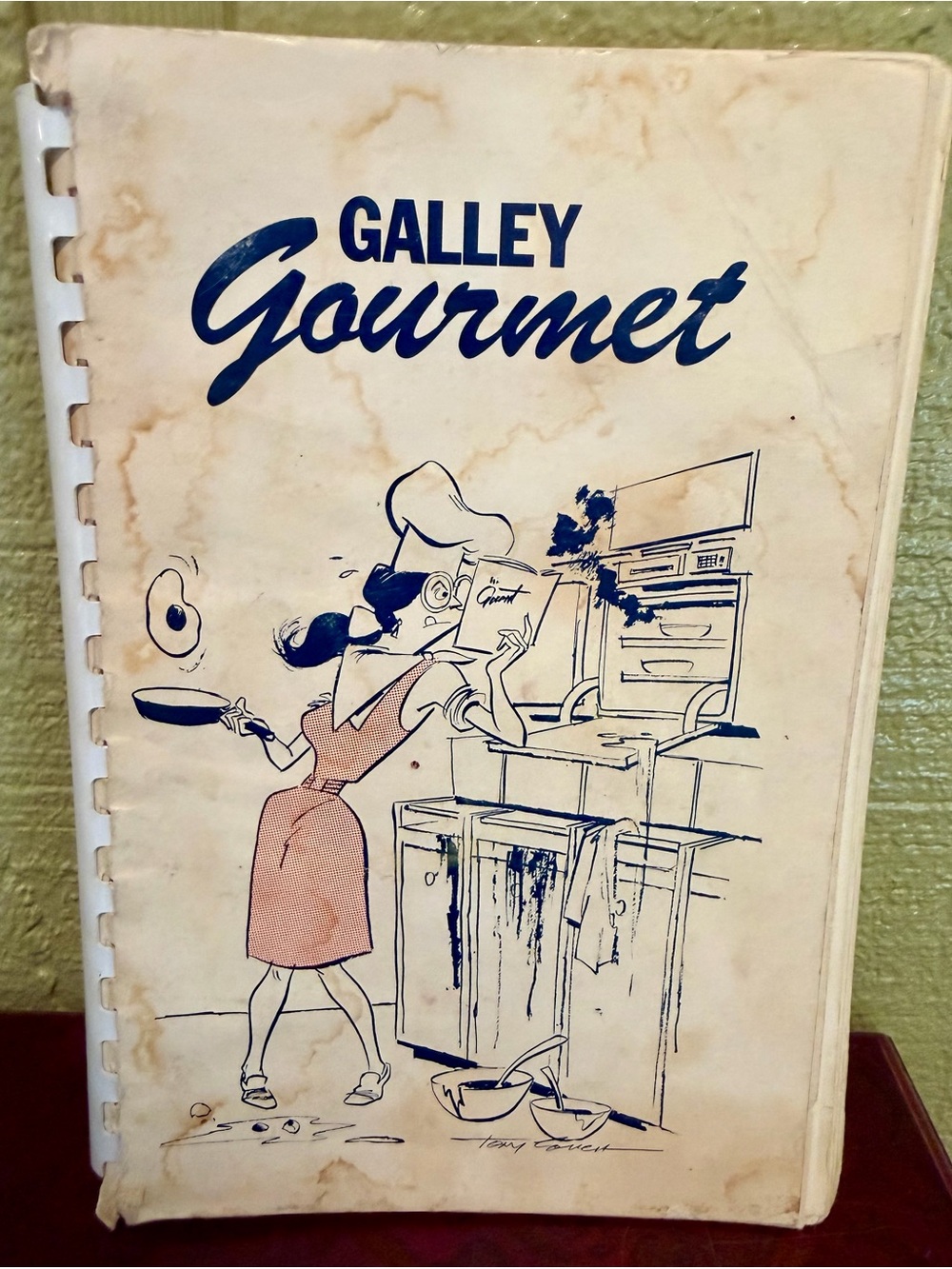 Vintage Galley Gourmet Cookbook Original Delta Flight Attendants Fundraiser